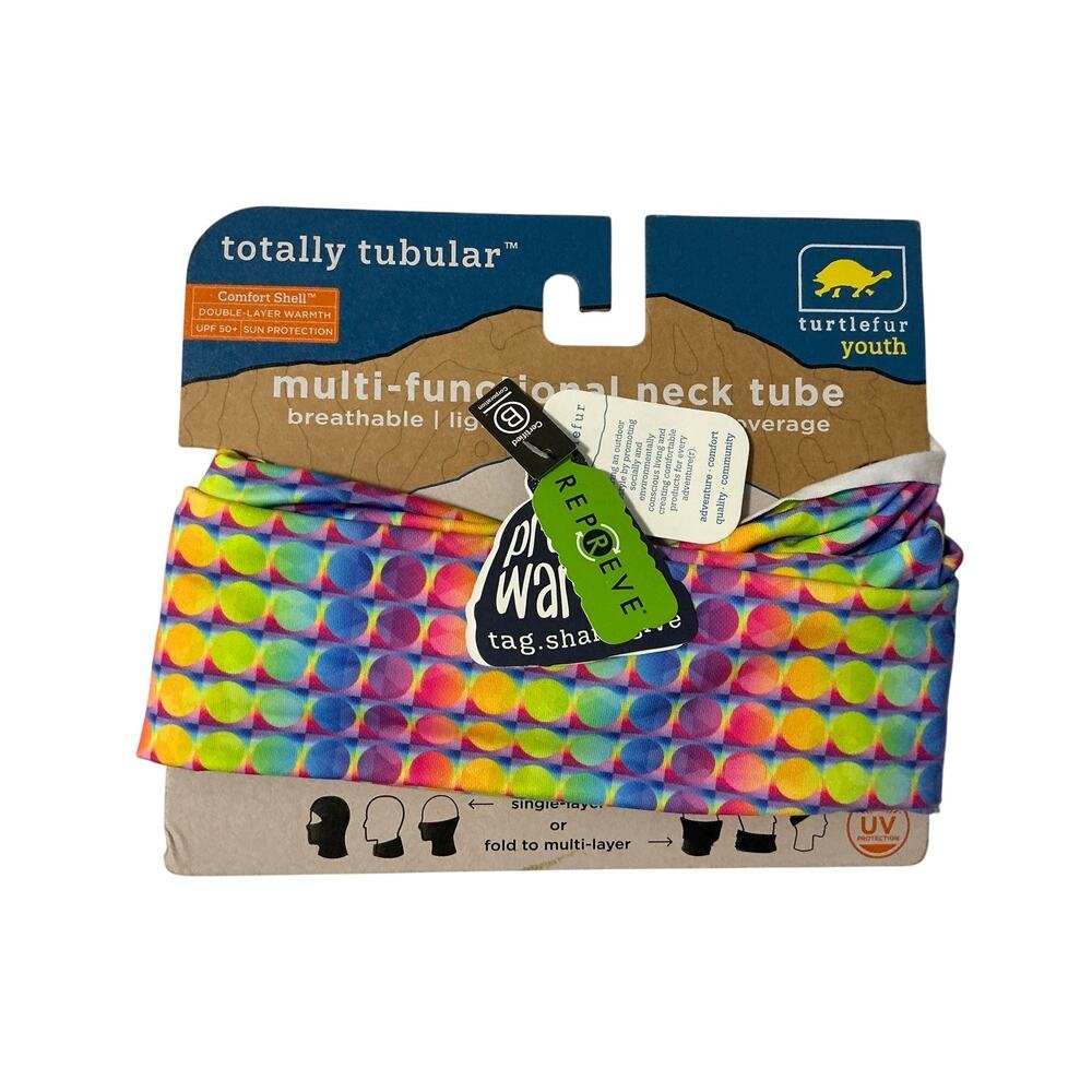 NWT Turtlefur Dot Dimension Comfort Shell Classic Totally Tubular Neck Tube